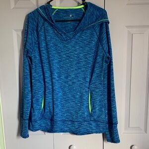 Tangerine Blue Athletic Hoodie